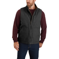Loose-Fit Washed Duck Sherpa-Lined Mock-Neck Vest for Men